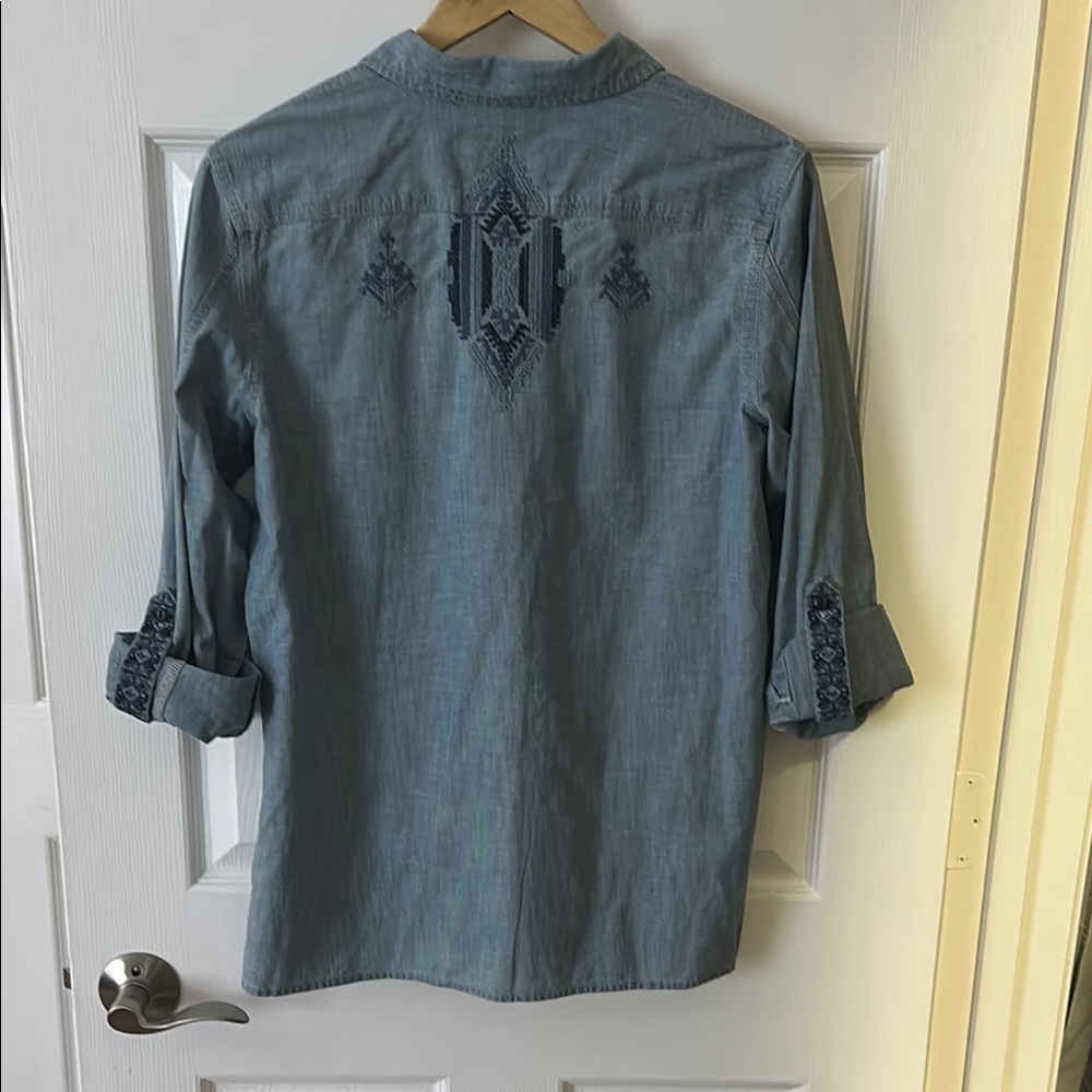 Ralph Lauren Denim Button Down Embroidered